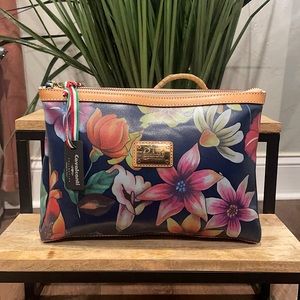 Authentic Italian Cavalcanti Floral Clutch purse